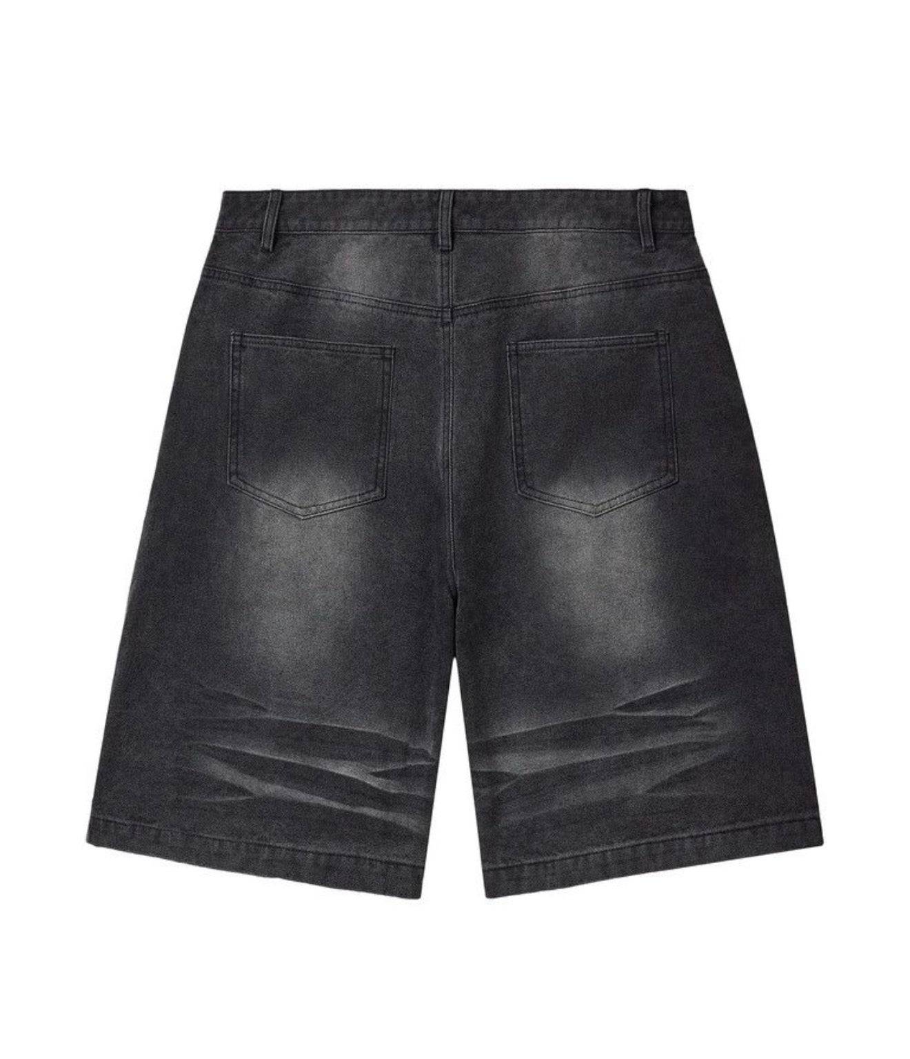 Vale Forever Black 1980s Jorts Black Wash Size 32