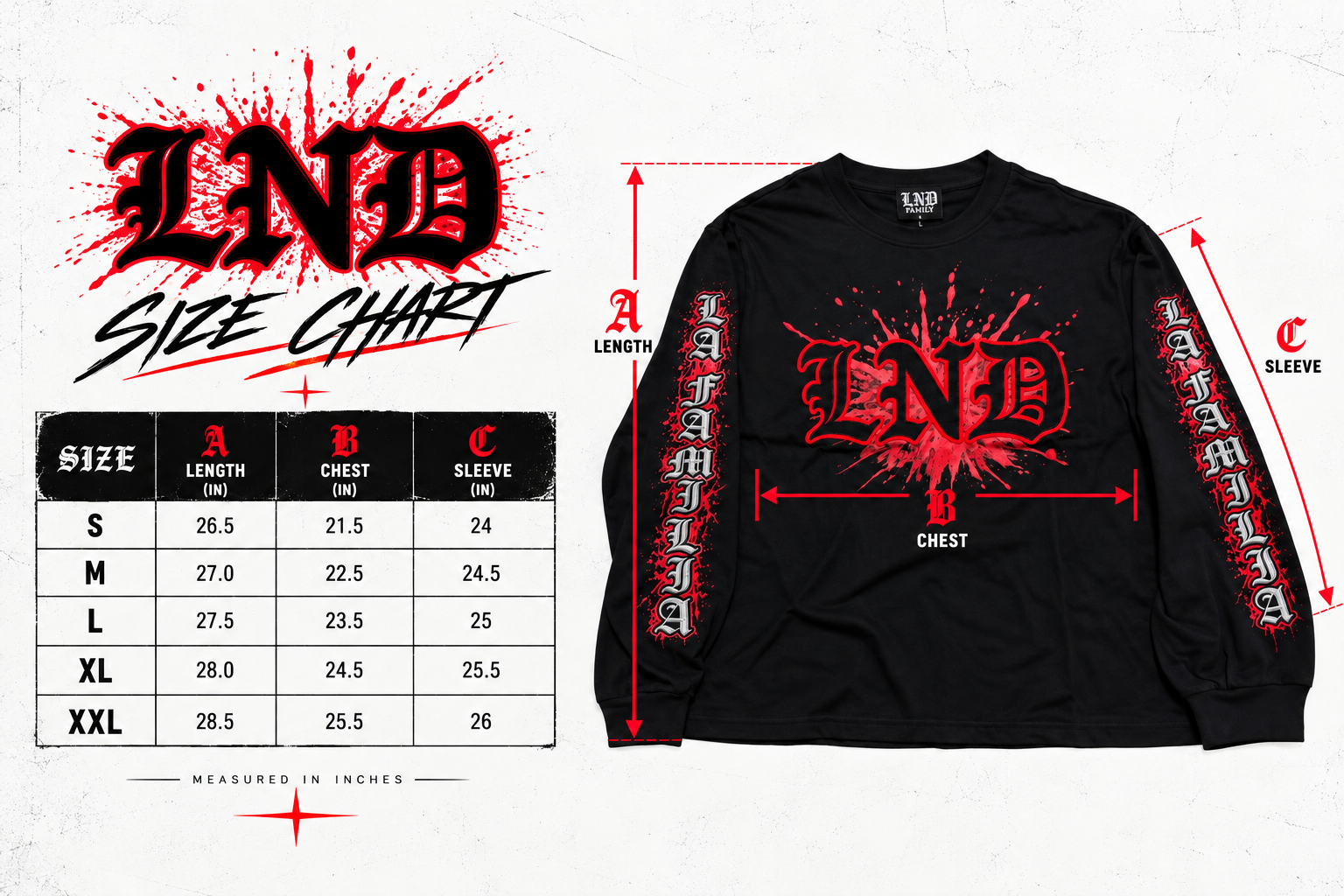 LND “FAMILY TIES” Longsleeve